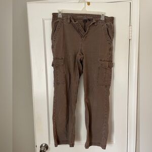 Size 14 brown American Eagle cargo pants